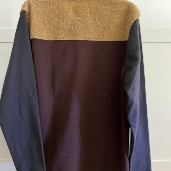 BNWT Weatherproof Vintage Knit and Sherpa Mixed Pullover Sweater (L) - Picture 5 of 6